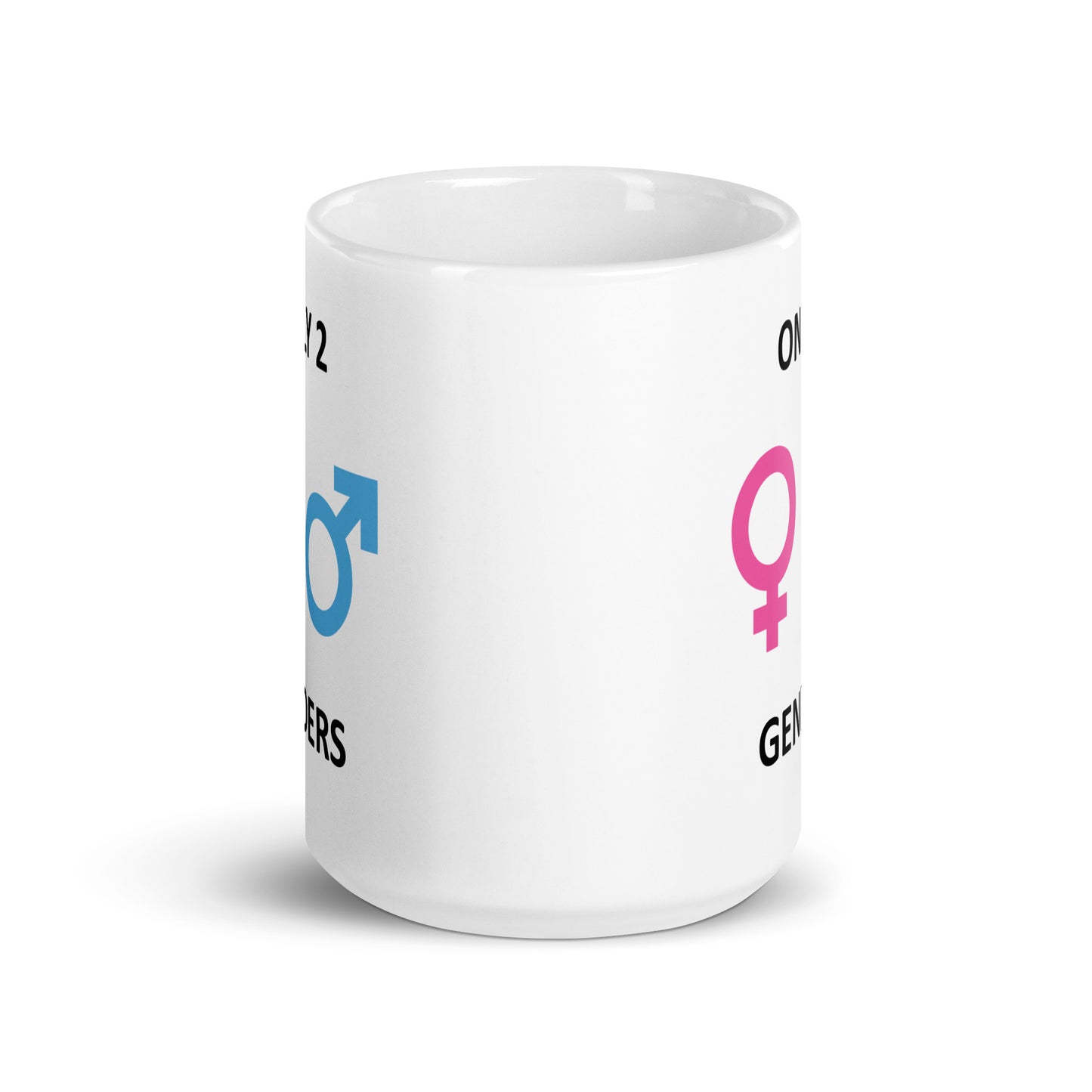 Gender Symbol White glossy mug
