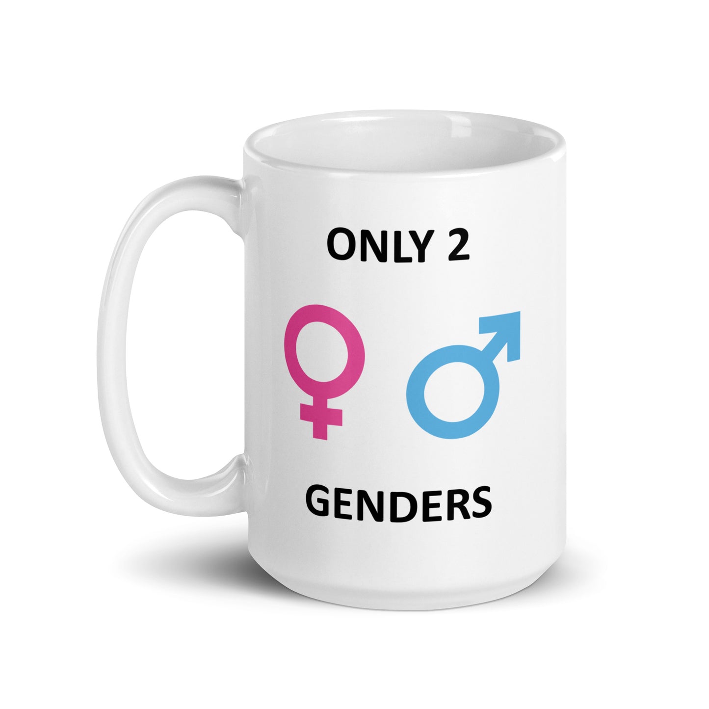 Gender Symbol White glossy mug